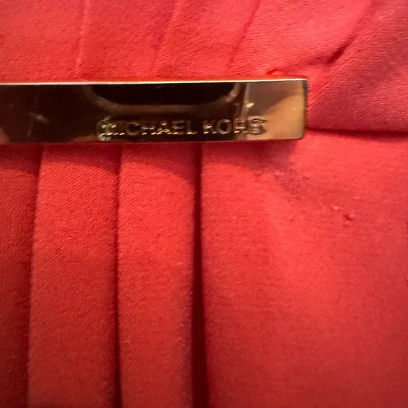 Michael Kors 1x Tangerine Sleeveless Blouse - Picture 5 of 7